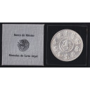 1996 - MESSICO 5 Once argento puro 999 in confenzione Fdc